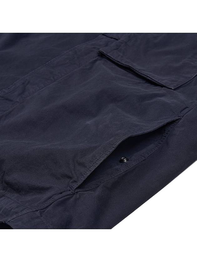 Lens Waffen Pocket Long Sleeve Shirt Navy - CP COMPANY - BALAAN 10