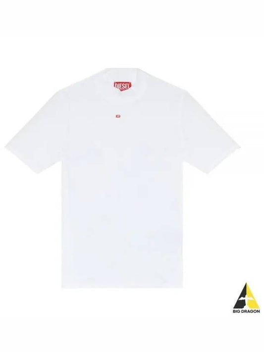 T Mokky Microdiv Logo Short Sleeve T-Shirt White - DIESEL - BALAAN 2