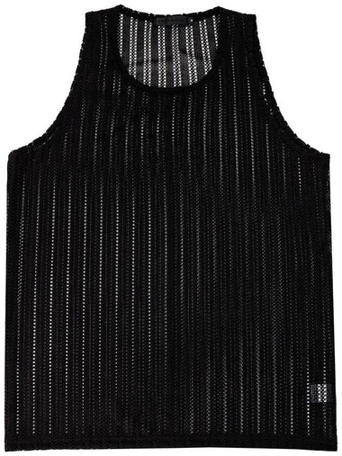 Seawear seethrough craft knit sleeveless black - C WEAR BY THE GENIUS - BALAAN 1