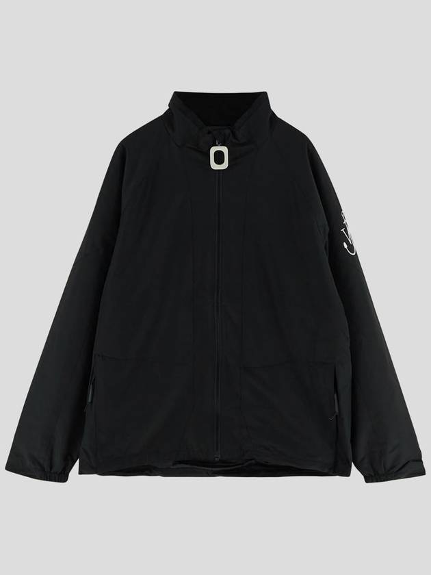 Logo Print Zip-up Track Jacket Black - JW ANDERSON - BALAAN 2