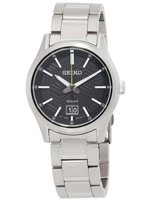 Seiko quartz Black Dial Men's Watch SUR535 - SEIKO - BALAAN 1