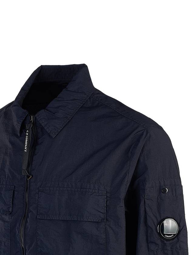 Taylon L Zip-Up Jacket Navy - CP COMPANY - BALAAN 6