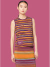 Tank Color Stripes_Purple Multi (C607P06PF22-501) - MARC JACOBS - BALAAN 10