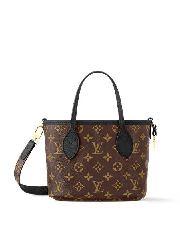 Neverfull Bandouliere Inside Out BB Monogram Tote Bag Black - LOUIS VUITTON - BALAAN 6