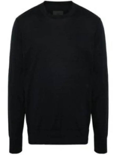 Cotton Silk Sweatshirt Night Blue - GIVENCHY - BALAAN 2