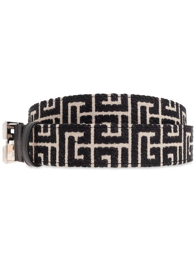 Balmain Belt With Logo, Men's, Black - BALMAIN - BALAAN 3