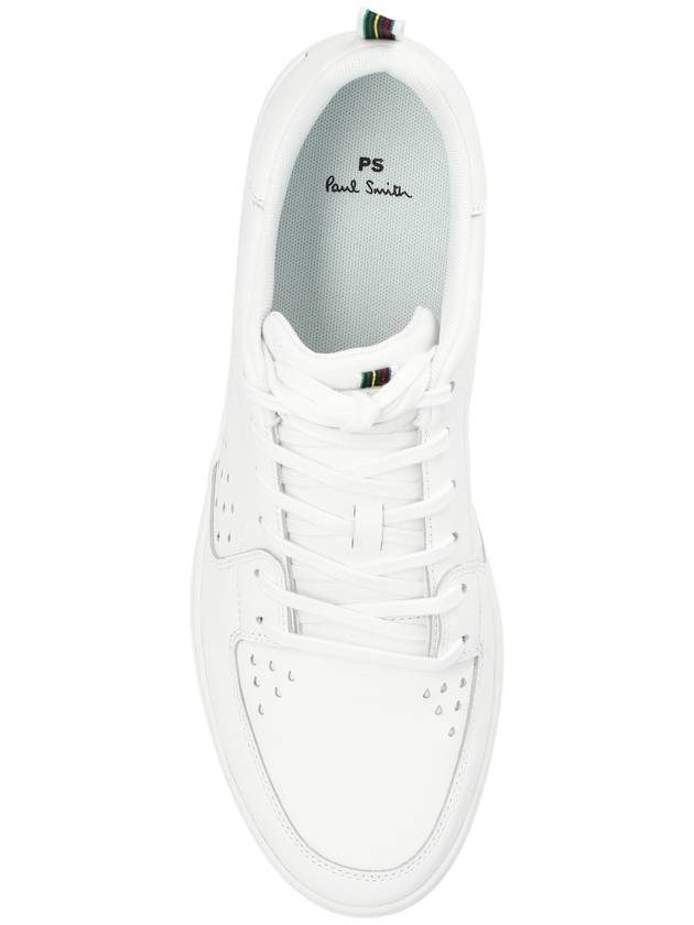 Cosmo Leather Low Top Sneakers White - PAUL SMITH - BALAAN 7