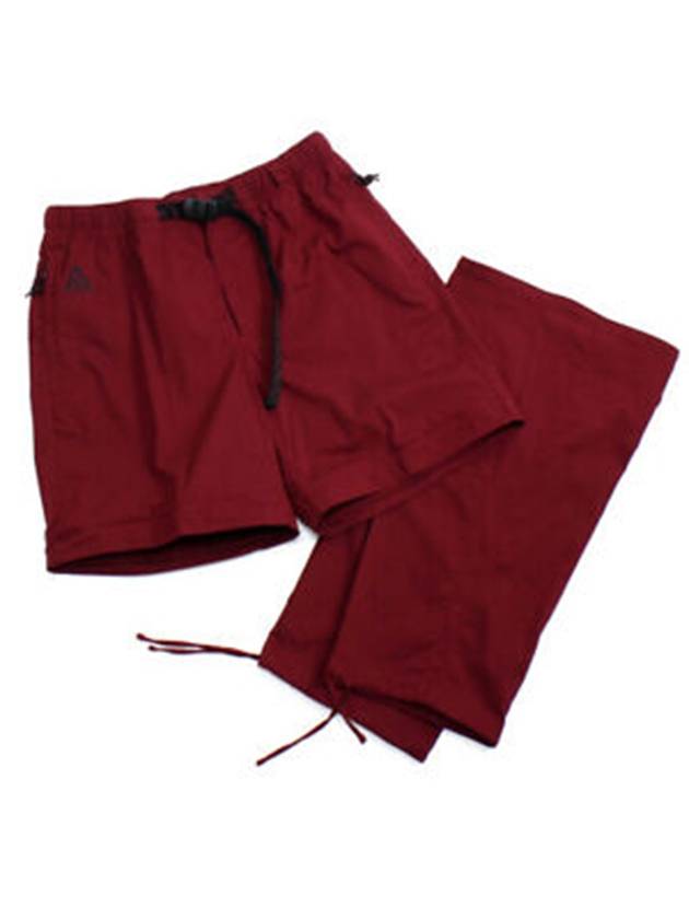 ACG Convertible Cargo Straight Pants Burgundy - NIKE - BALAAN.