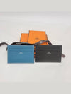 Citizen Twill Card Wallet Blue - HERMES - BALAAN 6