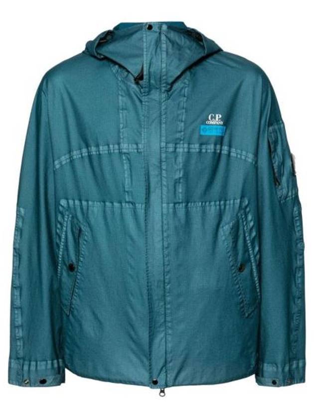 Gore G Type Hooded Jacket Blue - CP COMPANY - BALAAN 3