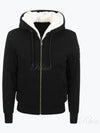 Classic Bunny Zip Up Hoodie White Lining Black - MOOSE KNUCKLES - BALAAN 2