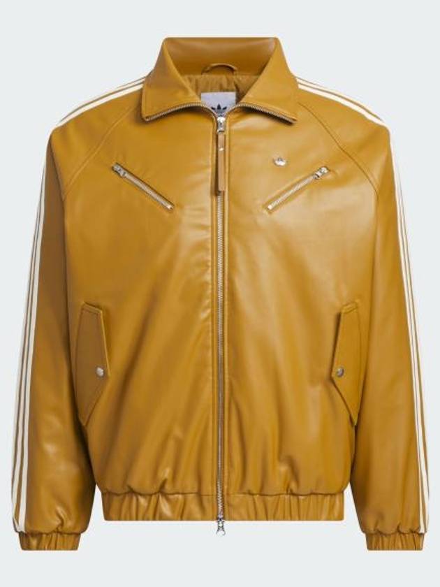 Sports Motorcycle Leather Jacket Bronze Brown - ADIDAS - BALAAN 2