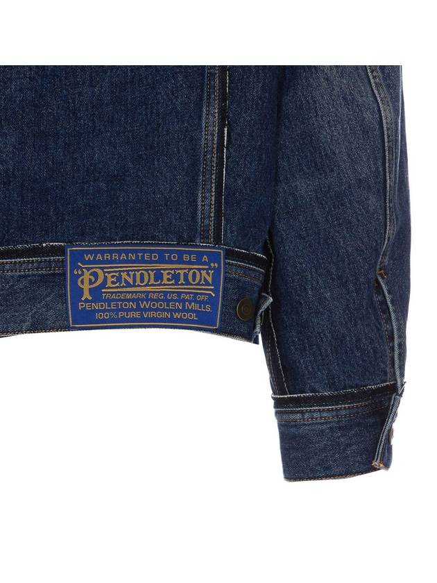 Cotton Denim Jacket Blue - MAISON MARGIELA - BALAAN 4