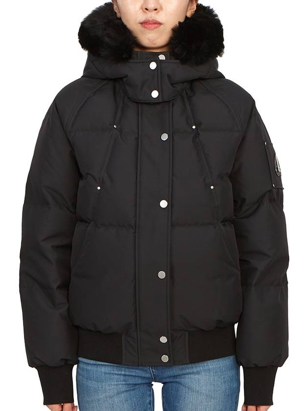 Cloud Padded Bomber Jacket Black - MOOSE KNUCKLES - BALAAN 2