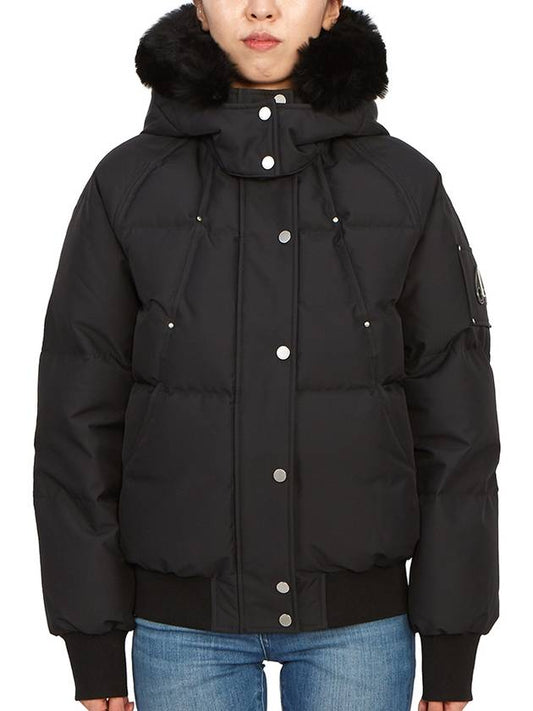 Cloud Padded Bomber Jacket Black - MOOSE KNUCKLES - BALAAN 2