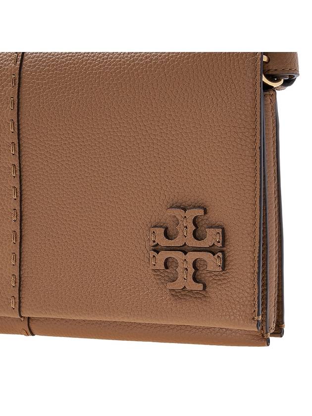 McGraw Leather Cross Bag Brown - TORY BURCH - BALAAN 8