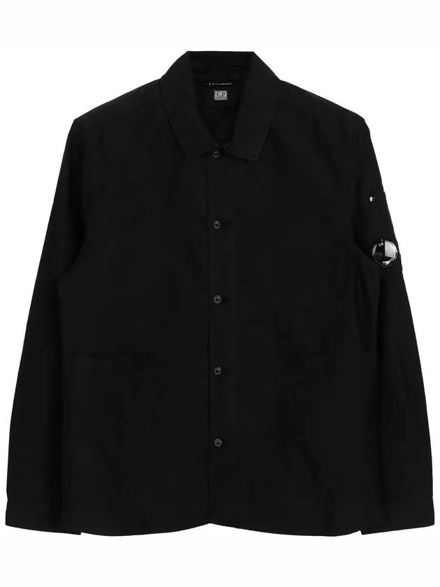 Ottoman Workwear Long Sleeve Shirt Black - CP COMPANY - BALAAN 2