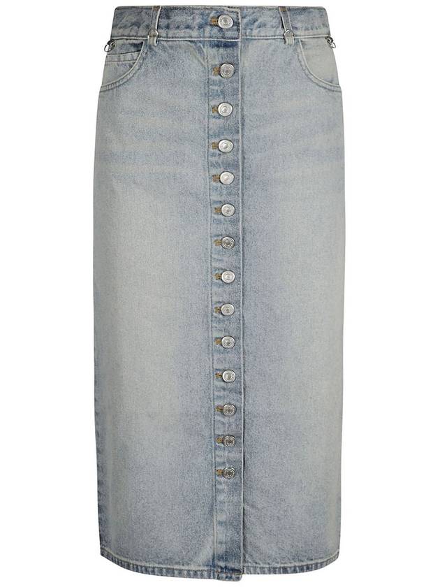 Multiplex denim H line skirt blue - COURREGES - BALAAN 2