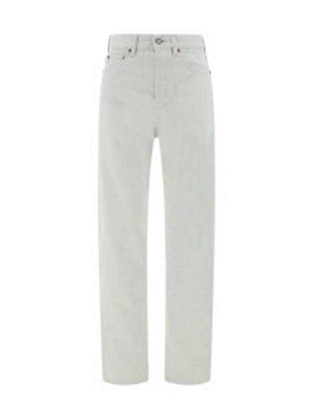 Slim Fit Denim Jeans Chalk White - SAINT LAURENT - BALAAN 2