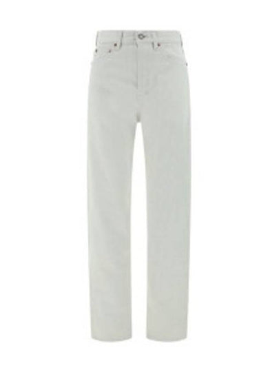 Slim Fit Denim Jeans Chalk White - SAINT LAURENT - BALAAN 2