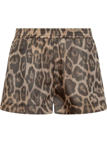 Stella McCartney Shorts Brown - STELLA MCCARTNEY - BALAAN 1