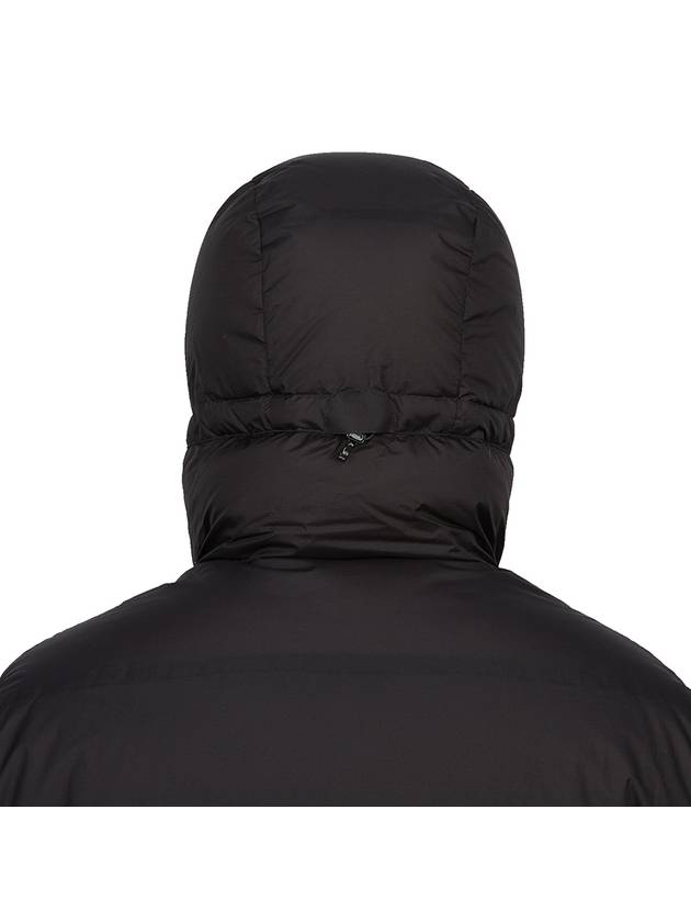 The Metropolis Series Pertex Hooded Down Padding Black - CP COMPANY - BALAAN 8