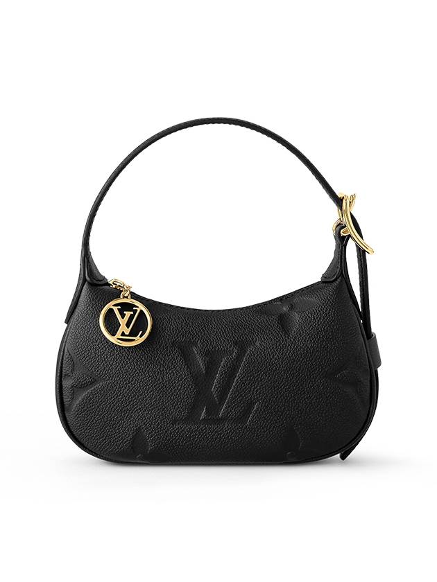 Mini Moon Monogram Empreinte Leather Shoulder Bag Black - LOUIS VUITTON - BALAAN 2