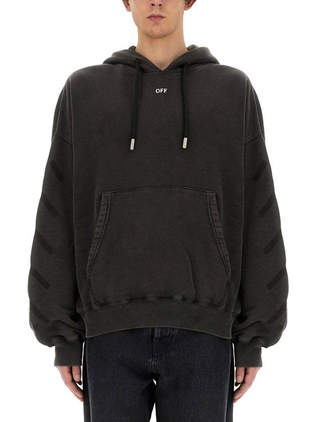 St Matthew Oversized Hoodie Black - OFF WHITE - BALAAN 3