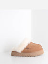 Women's Diskett Fleece Platform Slippers Brown - UGG - BALAAN 2