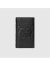 Jumbo GG Leather Card Wallet Black - GUCCI - BALAAN 2