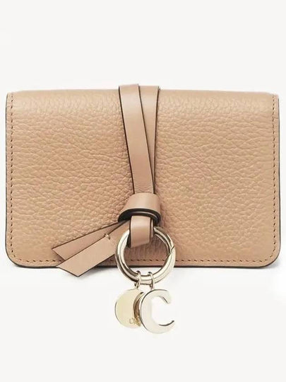 Alphabet Leather Flap Card Wallet Light Tan - CHLOE - BALAAN 2