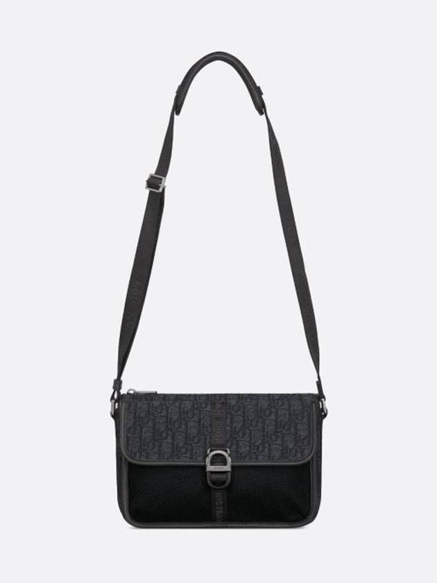 Oblique Jacquard 8 Messenger Bag Black - DIOR - BALAAN 7