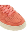 Women's Medalist Goatskin Low Top Sneakers Coral Pink - AUTRY - BALAAN 10