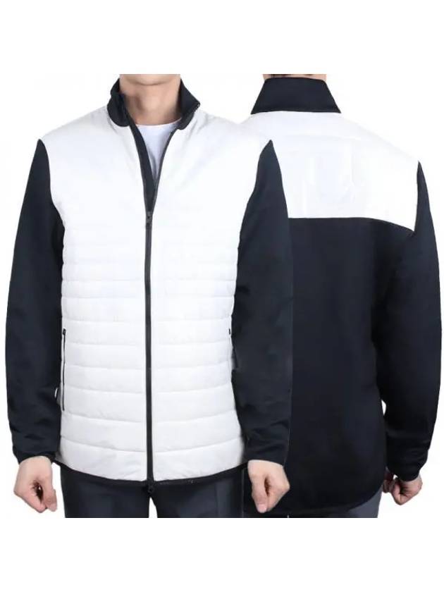 Martino Quilting Hybrid Jacket Almond Milk - J.LINDEBERG - BALAAN 2