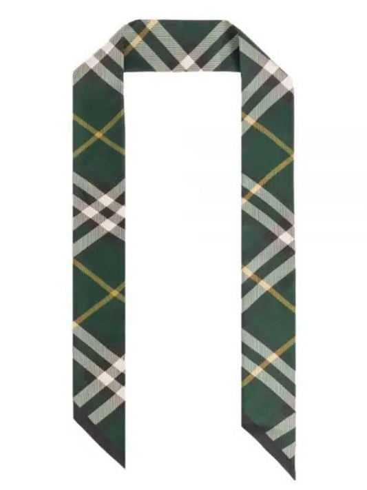 Vintage Check Pointed Tip Scarf Green - BURBERRY - BALAAN 2