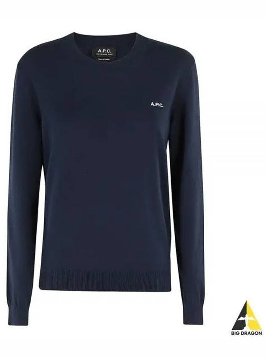 Sweater COEZJF23294IAK DARK NAVY BLUE - A.P.C. - BALAAN 2