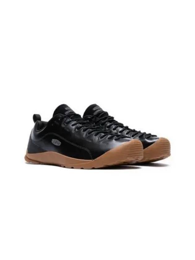 Jasper Leather Low Top Sneakers Black - KEEN - BALAAN 2