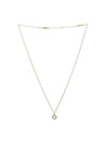 Halo Pave Stud Necklace Gold - COACH - BALAAN 2