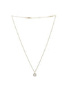 Halo Pave Stud Necklace Gold - COACH - BALAAN 10