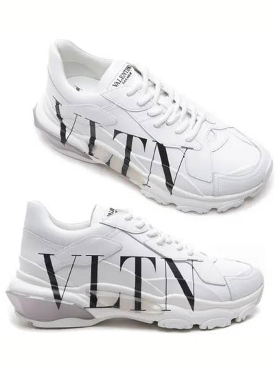 Women's Bounce Logo Low Top Sneakers White - VALENTINO - BALAAN 2