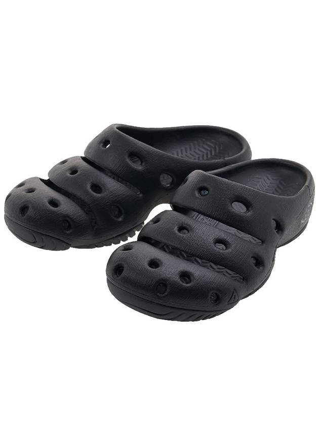 Women's Yogui Clog Slide Slippers Black Magnet - KEEN - BALAAN 2