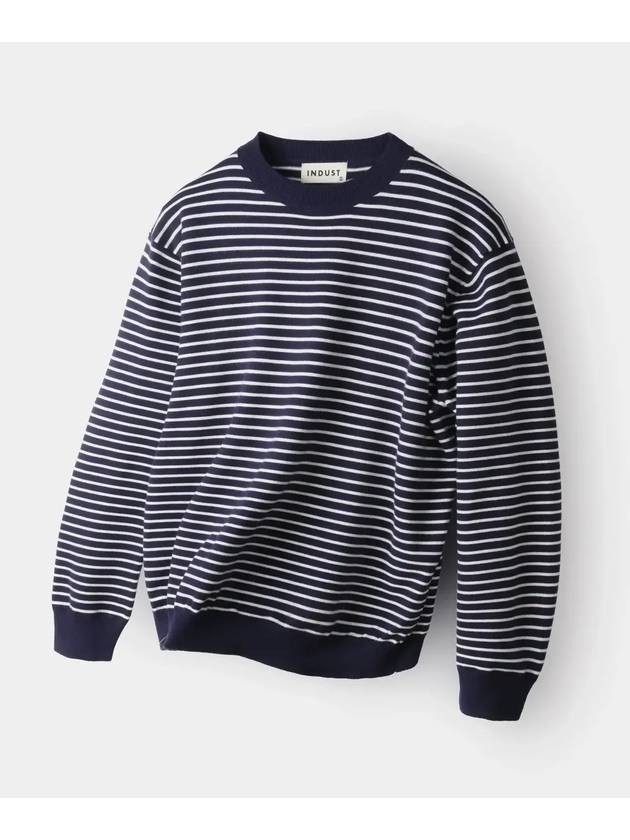 Cruise Stripe Knit Top Navy - INDUST - BALAAN 1