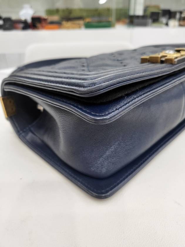 Boy Bag Vintage Navy Small Shoulder A92881 - CHANEL - BALAAN 10