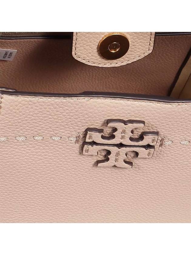 McGraw Small Tote Bag Grey - TORY BURCH - BALAAN 5