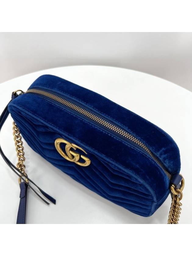 Matelasse velvet small cross bag 447632 - GUCCI - BALAAN 7