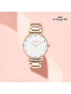 Watch Perry Rose Gold Cubic Women’s Metal Watch Officially Imported - COACH - BALAAN 1