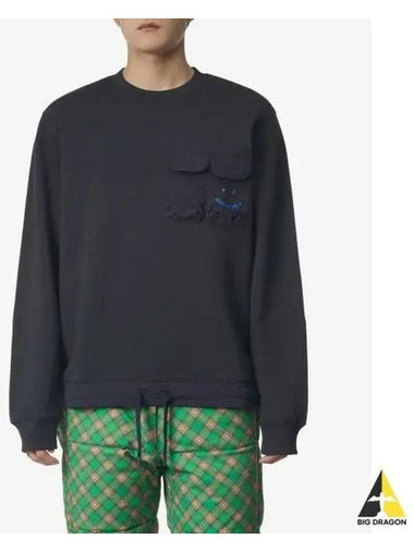 Happy Sweatshirt Blue M2R062YEK2116949 - PAUL SMITH - BALAAN 1