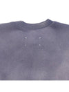 Logo Vintage Cropped Cotton Long Sleeve T-Shirt Lilac - MAISON MARGIELA - BALAAN 8