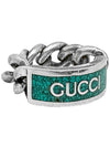 Women s 678711 Enamel Lettering 925 Sterling Silver Ring No 13 - GUCCI - BALAAN 2