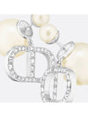 Tribales Pearls Crystals Earrings Silver - DIOR - BALAAN 5